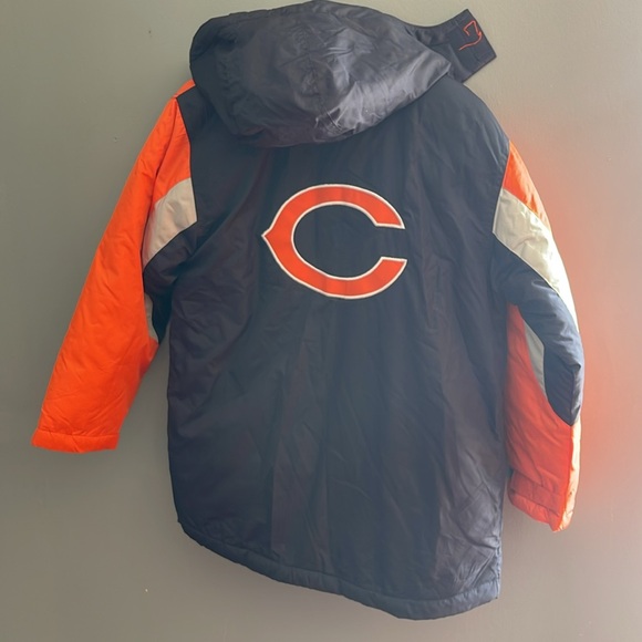 Bears jacket size youth 10/12 blue and orange color - Picture 5 of 11